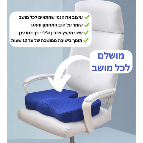 כרית מושב אורטופדית