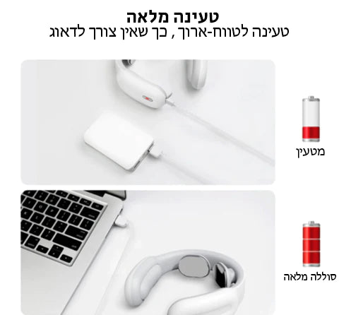 מכשיר חכם לעיסוי הצוואר